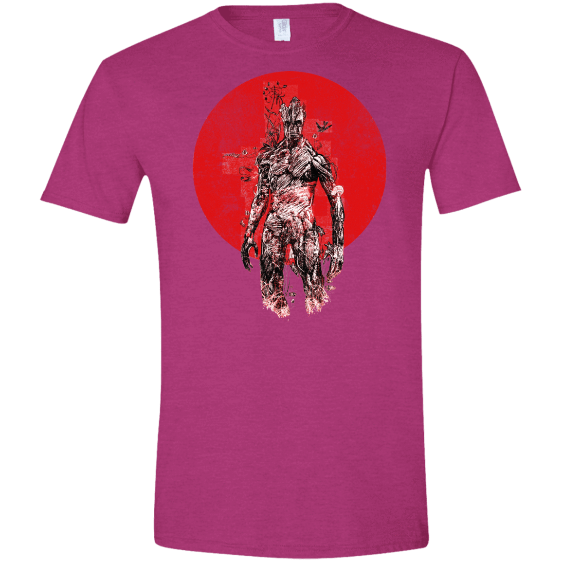 T-Shirts Antique Heliconia / S Groot's Garden Men's Semi-Fitted Softstyle