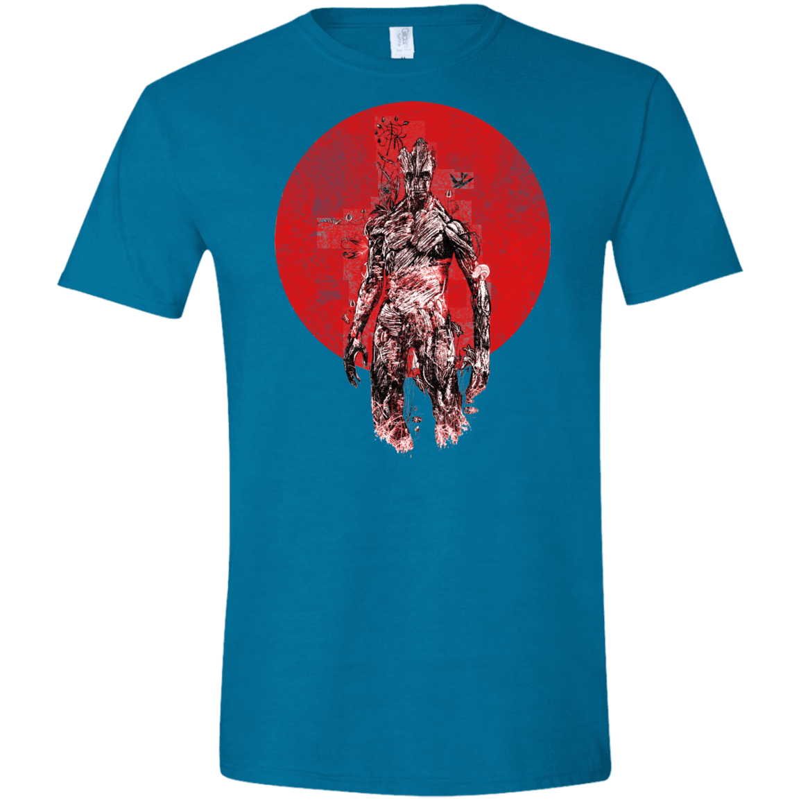T-Shirts Antique Sapphire / S Groot's Garden Men's Semi-Fitted Softstyle