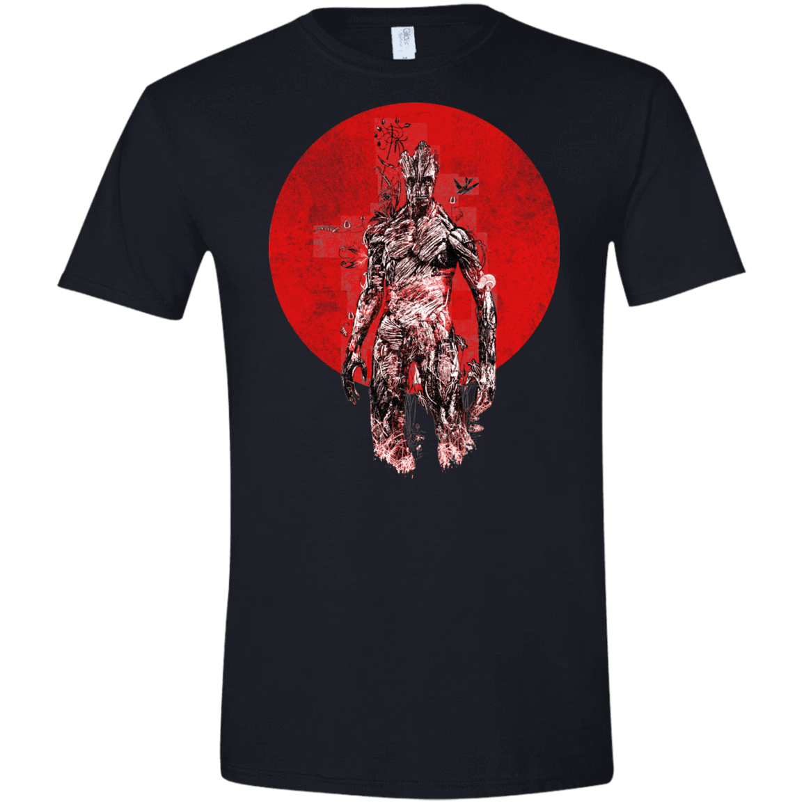T-Shirts Black / X-Small Groot's Garden Men's Semi-Fitted Softstyle