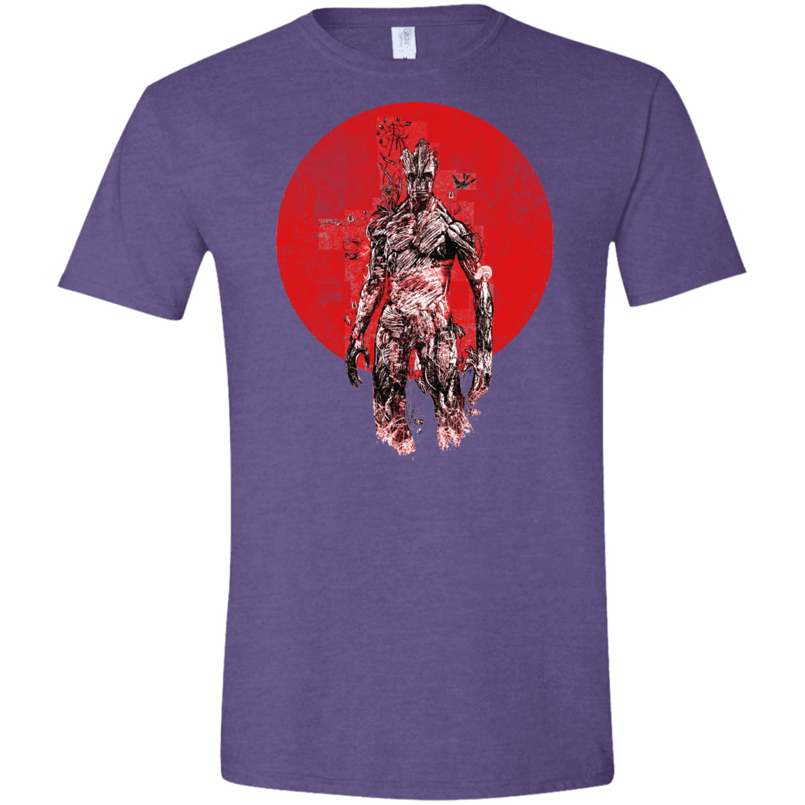 T-Shirts Heather Purple / S Groot's Garden Men's Semi-Fitted Softstyle