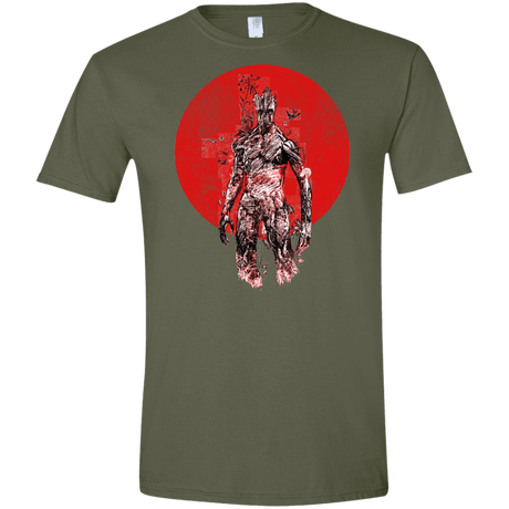 T-Shirts Military Green / S Groot's Garden Men's Semi-Fitted Softstyle