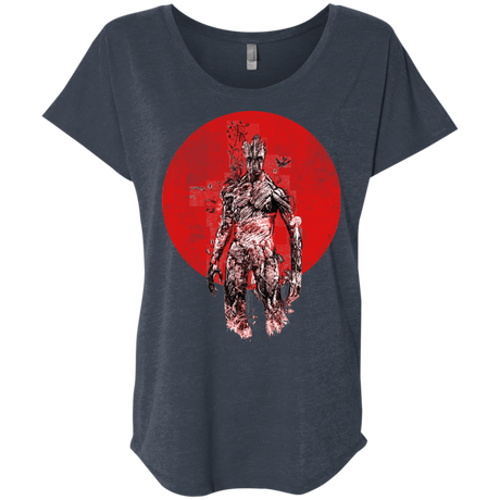 T-Shirts Vintage Navy / X-Small Groot's Garden Triblend Dolman Sleeve