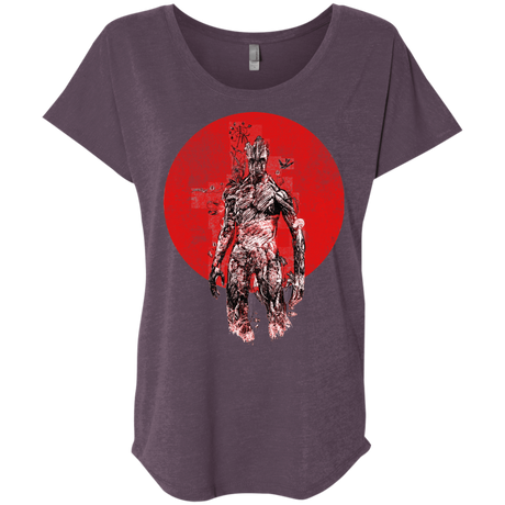 T-Shirts Vintage Purple / X-Small Groot's Garden Triblend Dolman Sleeve