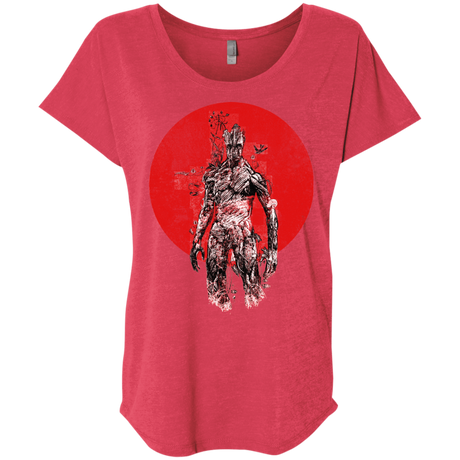 T-Shirts Vintage Red / X-Small Groot's Garden Triblend Dolman Sleeve