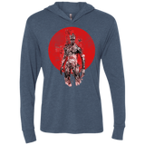 T-Shirts Indigo / X-Small Groot's Garden Triblend Long Sleeve Hoodie Tee
