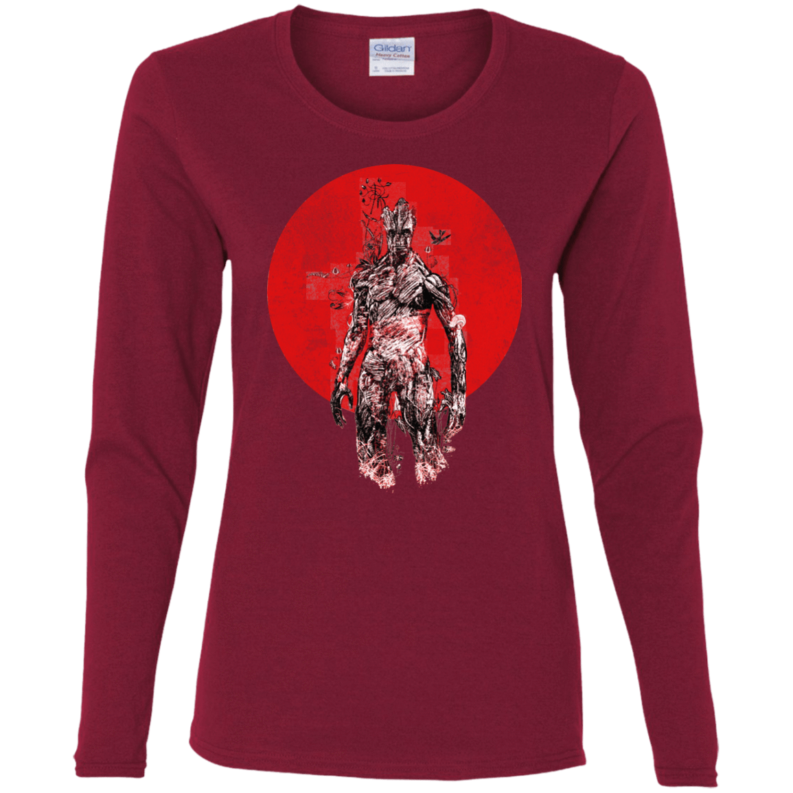 T-Shirts Cardinal / S Groot's Garden Women's Long Sleeve T-Shirt