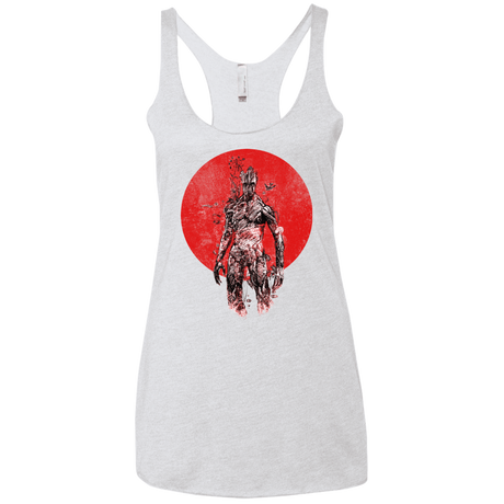 T-Shirts Heather White / X-Small Groot's Garden Women's Triblend Racerback Tank