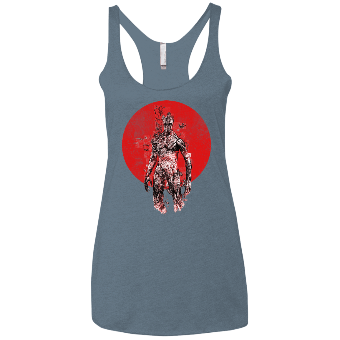 T-Shirts Indigo / X-Small Groot's Garden Women's Triblend Racerback Tank