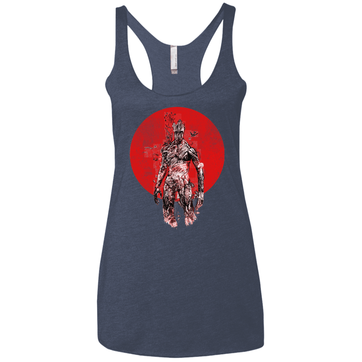 T-Shirts Vintage Navy / X-Small Groot's Garden Women's Triblend Racerback Tank