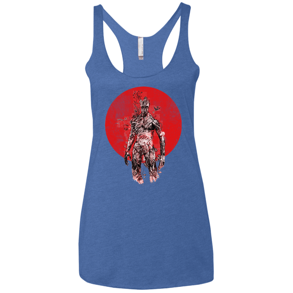 T-Shirts Vintage Royal / X-Small Groot's Garden Women's Triblend Racerback Tank