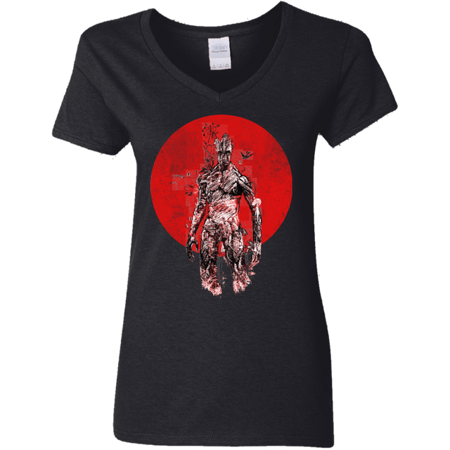 T-Shirts Black / S Groot's Garden Women's V-Neck T-Shirt