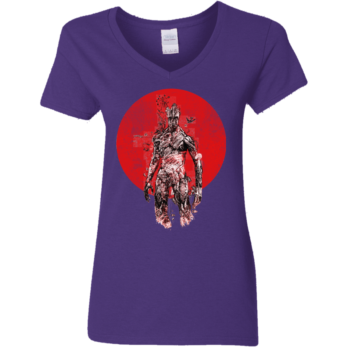 T-Shirts Purple / S Groot's Garden Women's V-Neck T-Shirt