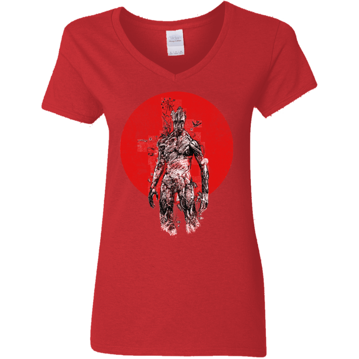 T-Shirts Red / S Groot's Garden Women's V-Neck T-Shirt