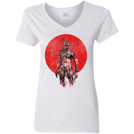 T-Shirts White / S Groot's Garden Women's V-Neck T-Shirt