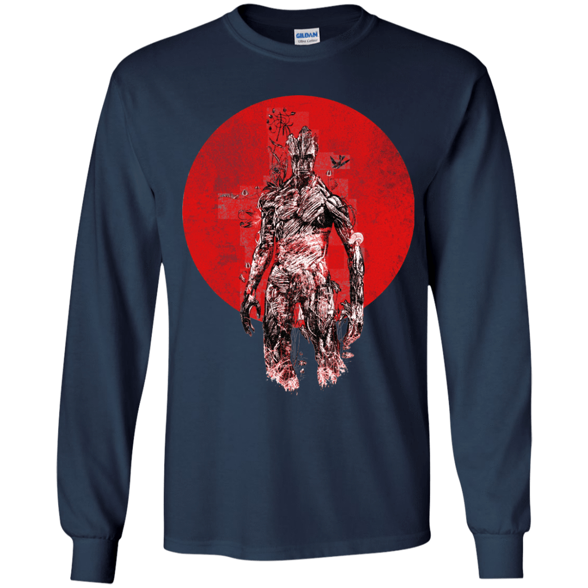 T-Shirts Navy / YS Groot's Garden Youth Long Sleeve T-Shirt