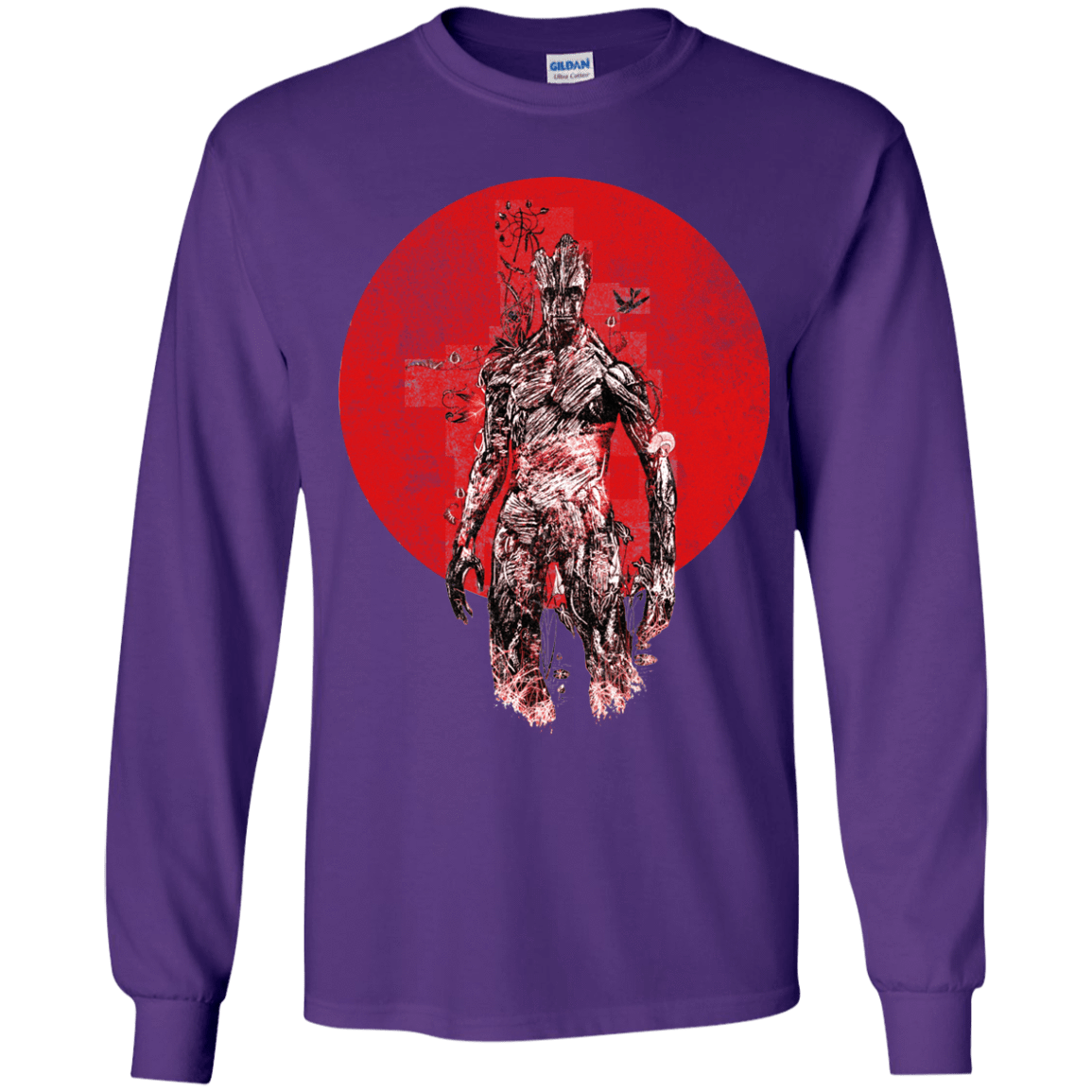 T-Shirts Purple / YS Groot's Garden Youth Long Sleeve T-Shirt