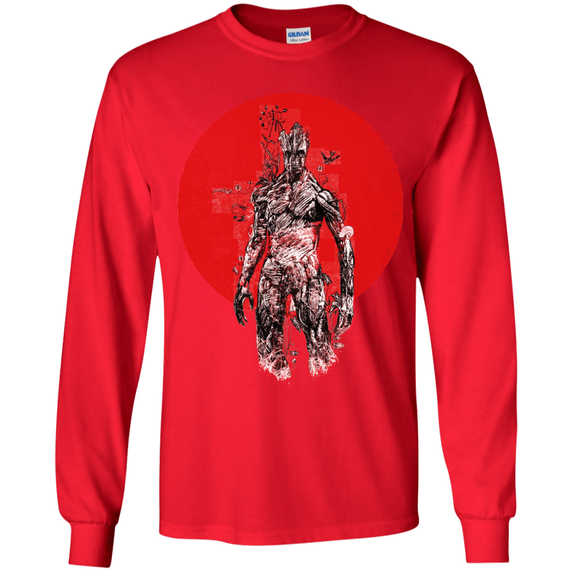 T-Shirts Red / YS Groot's Garden Youth Long Sleeve T-Shirt