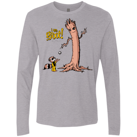 T-Shirts Heather Grey / Small Groots Giving Men's Premium Long Sleeve