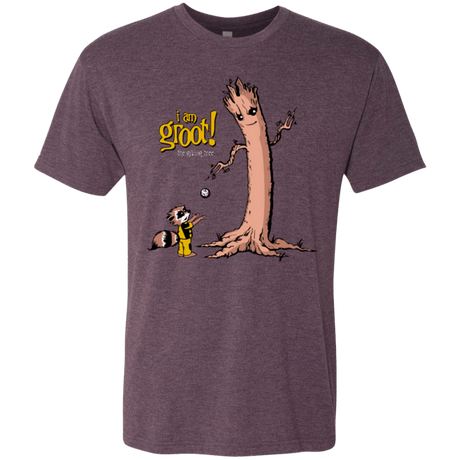 T-Shirts Vintage Purple / Small Groots Giving Men's Triblend T-Shirt