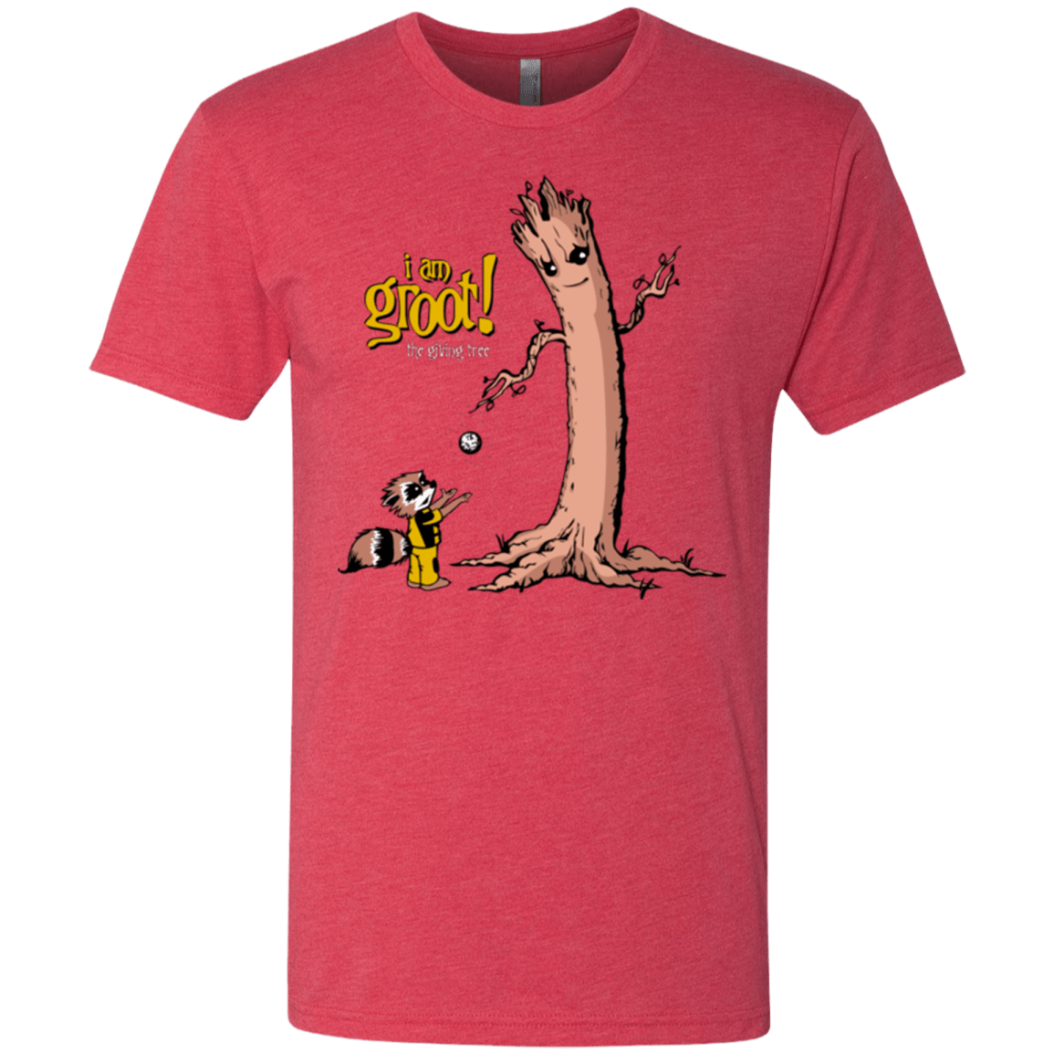 T-Shirts Vintage Red / Small Groots Giving Men's Triblend T-Shirt