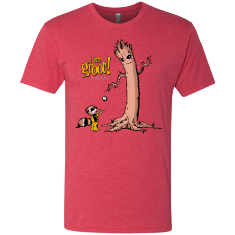 T-Shirts Vintage Red / Small Groots Giving Men's Triblend T-Shirt