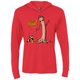 T-Shirts Vintage Red / X-Small Groots Giving Triblend Long Sleeve Hoodie Tee