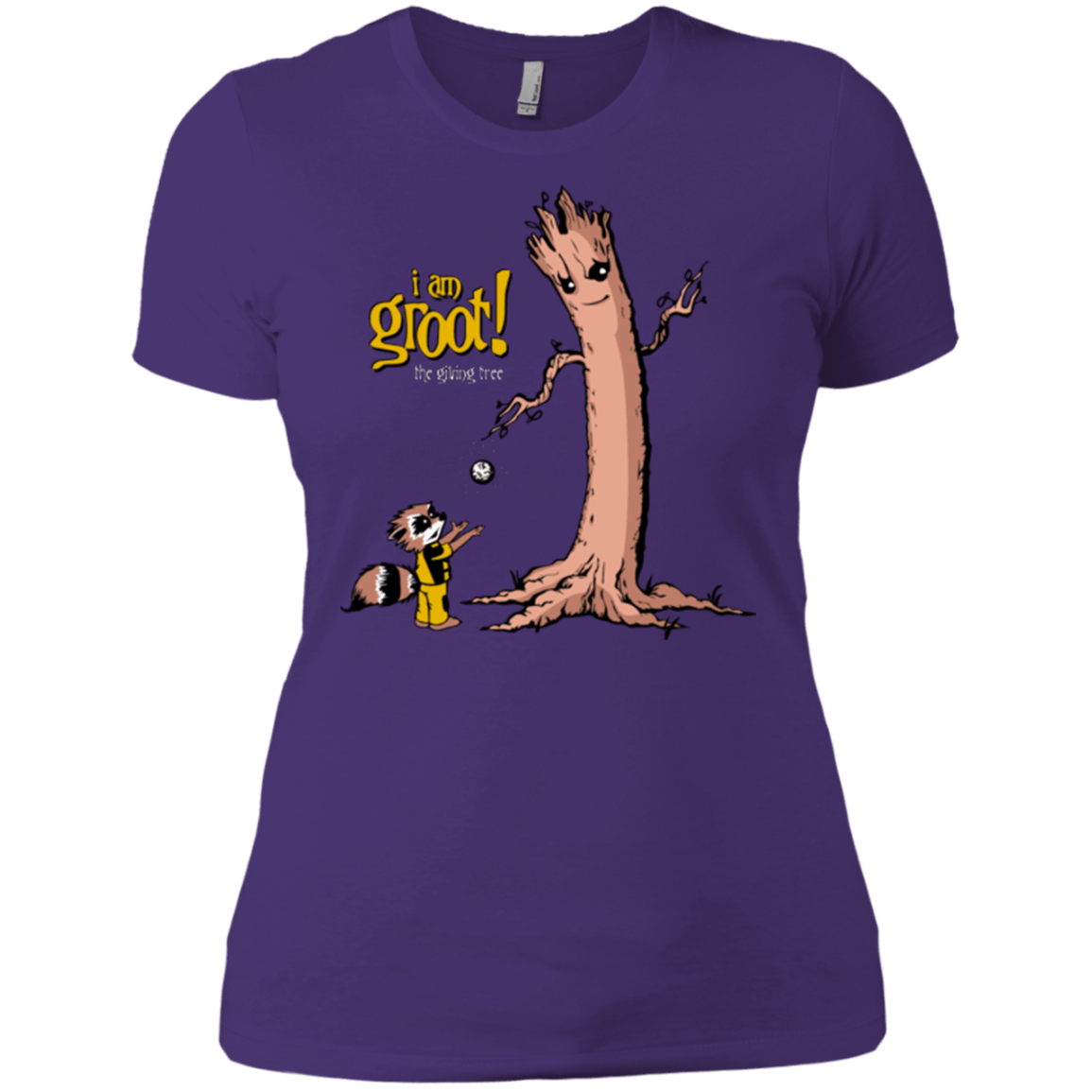 T-Shirts Purple / X-Small Groots Giving Women's Premium T-Shirt