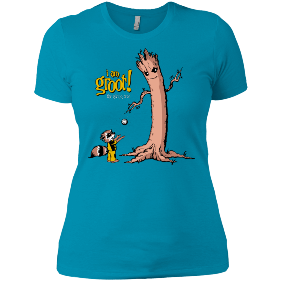 T-Shirts Turquoise / X-Small Groots Giving Women's Premium T-Shirt
