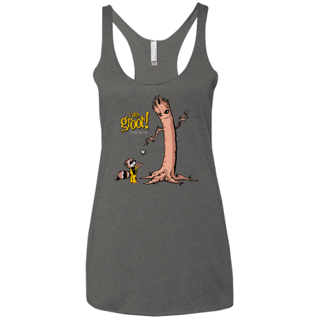 T-Shirts Premium Heather / X-Small Groots Giving Women's Triblend Racerback Tank