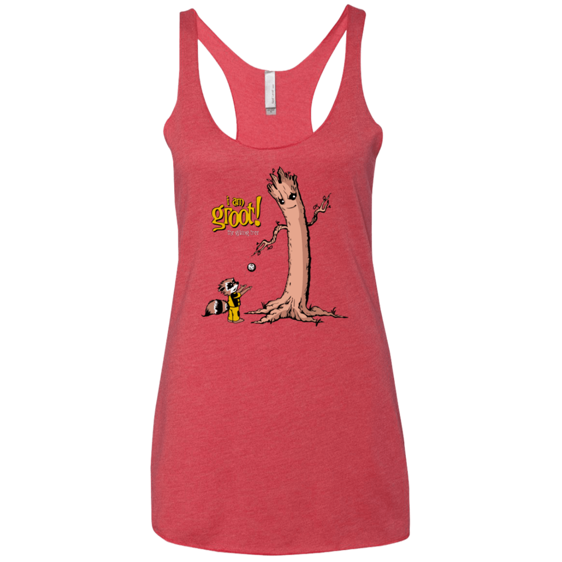 T-Shirts Vintage Red / X-Small Groots Giving Women's Triblend Racerback Tank