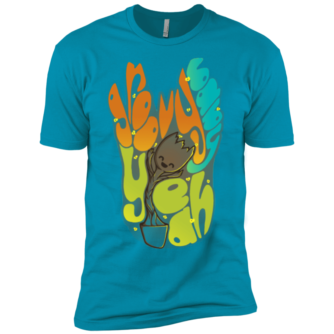 T-Shirts Turquoise / YXS Groovy Baby Boys Premium T-Shirt