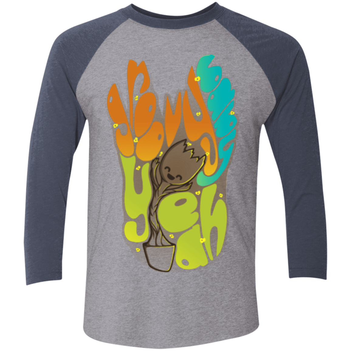 Groovy Baby Triblend 3/4 Sleeve