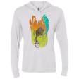 T-Shirts Heather White / X-Small Groovy Baby Triblend Long Sleeve Hoodie Tee