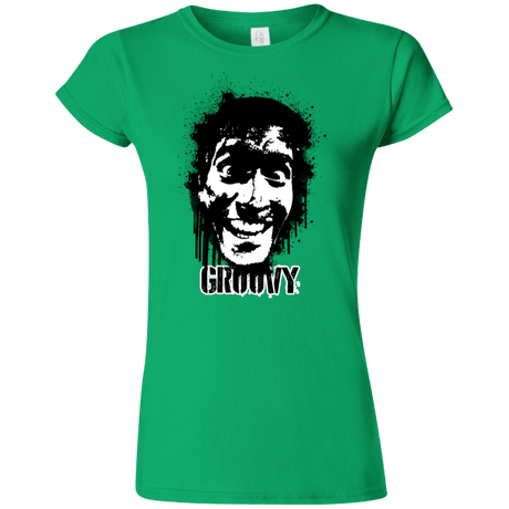 T-Shirts Irish Green / S Groovy Junior Slimmer-Fit T-Shirt