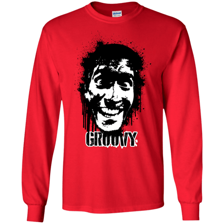 T-Shirts Red / S Groovy Men's Long Sleeve T-Shirt
