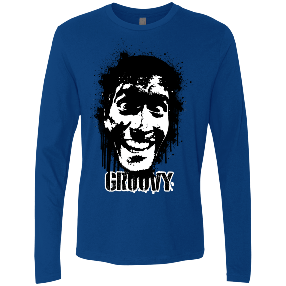 T-Shirts Royal / S Groovy Men's Premium Long Sleeve