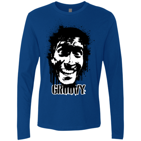 T-Shirts Royal / S Groovy Men's Premium Long Sleeve
