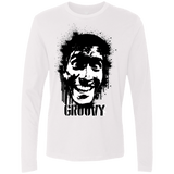 T-Shirts White / S Groovy Men's Premium Long Sleeve