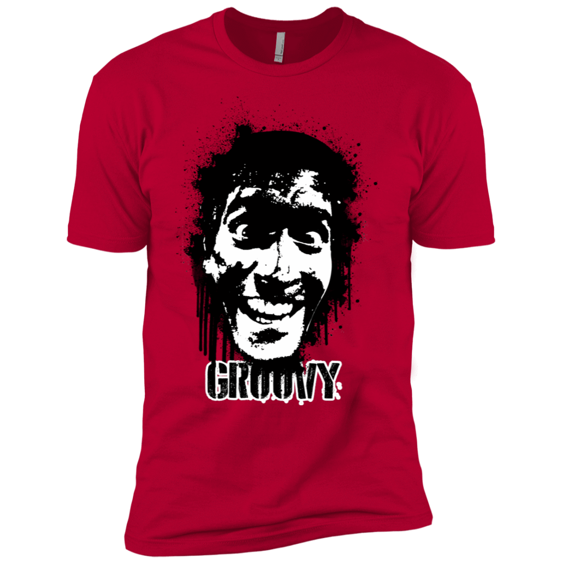 T-Shirts Red / X-Small Groovy Men's Premium T-Shirt
