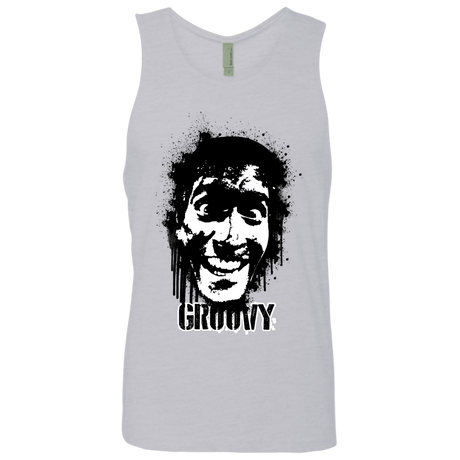 T-Shirts Heather Grey / S Groovy Men's Premium Tank Top