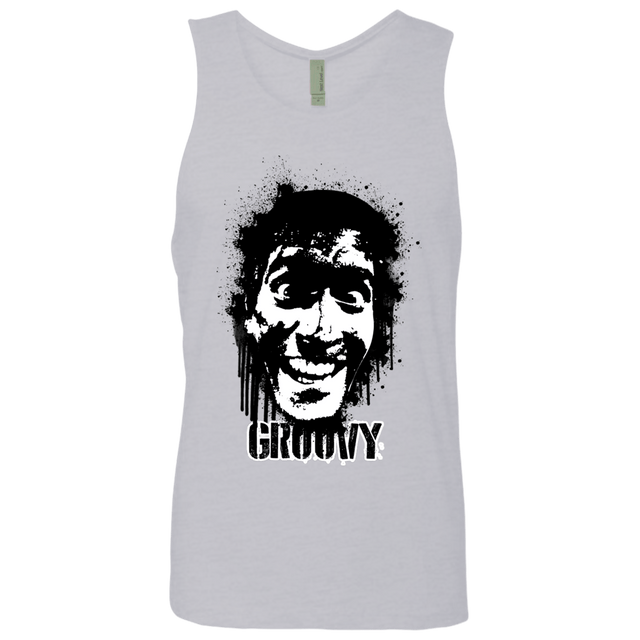 T-Shirts Heather Grey / S Groovy Men's Premium Tank Top