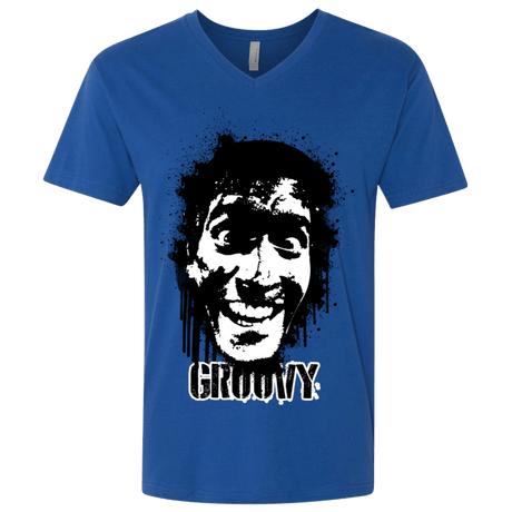 T-Shirts Royal / X-Small Groovy Men's Premium V-Neck