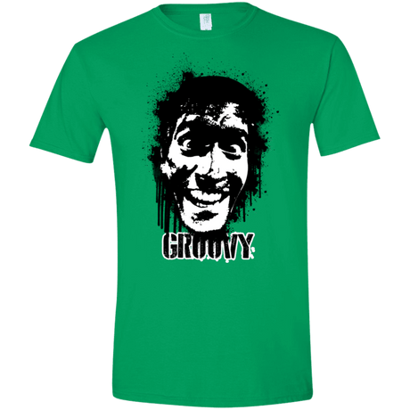 T-Shirts Irish Green / S Groovy Men's Semi-Fitted Softstyle