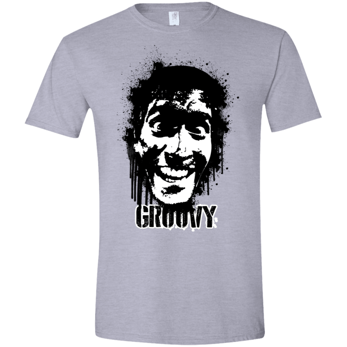 T-Shirts Sport Grey / X-Small Groovy Men's Semi-Fitted Softstyle