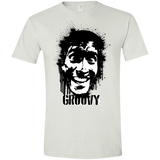 T-Shirts White / X-Small Groovy Men's Semi-Fitted Softstyle