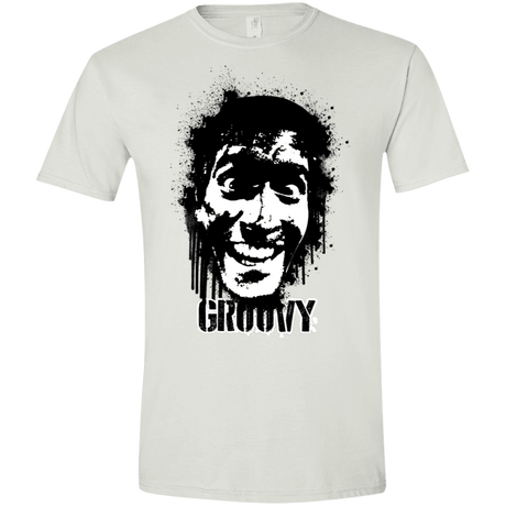 T-Shirts White / X-Small Groovy Men's Semi-Fitted Softstyle