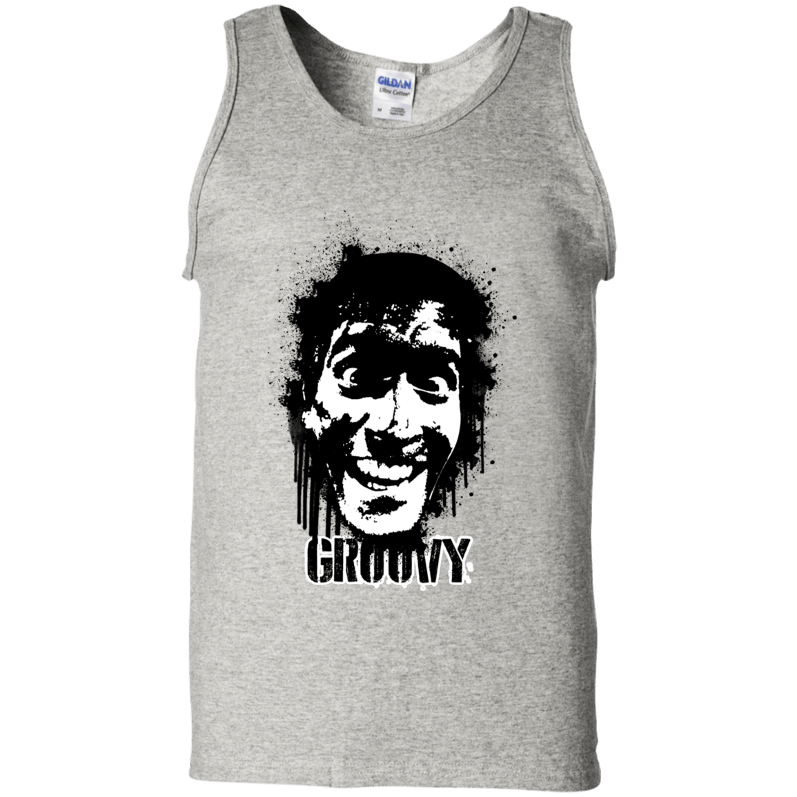 T-Shirts Ash / S Groovy Men's Tank Top