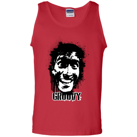 T-Shirts Red / S Groovy Men's Tank Top