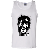 T-Shirts White / S Groovy Men's Tank Top