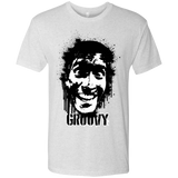 T-Shirts Heather White / S Groovy Men's Triblend T-Shirt